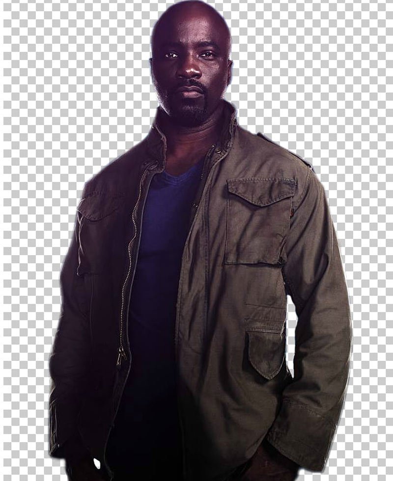 Jessica Jones Mike Colter Brown Field Jacket