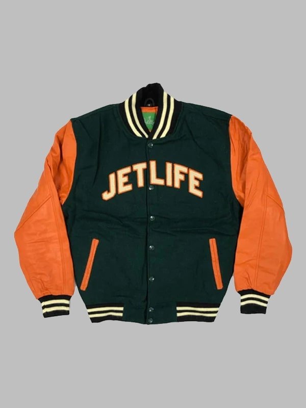 Jet Life Varsity Green Jacket