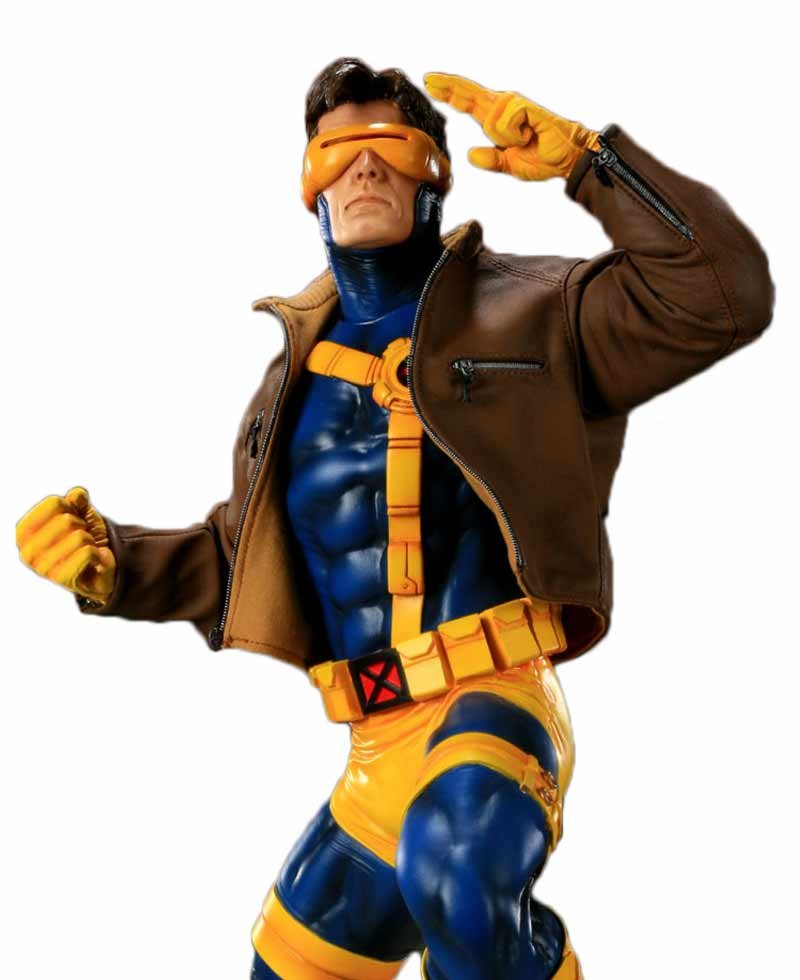 Cyclops Jim Lee Brown Leather Jacket