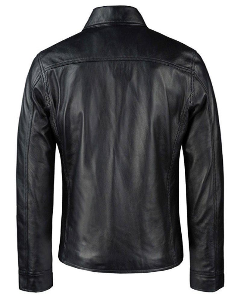 Looper Joe Black Leather Jacket