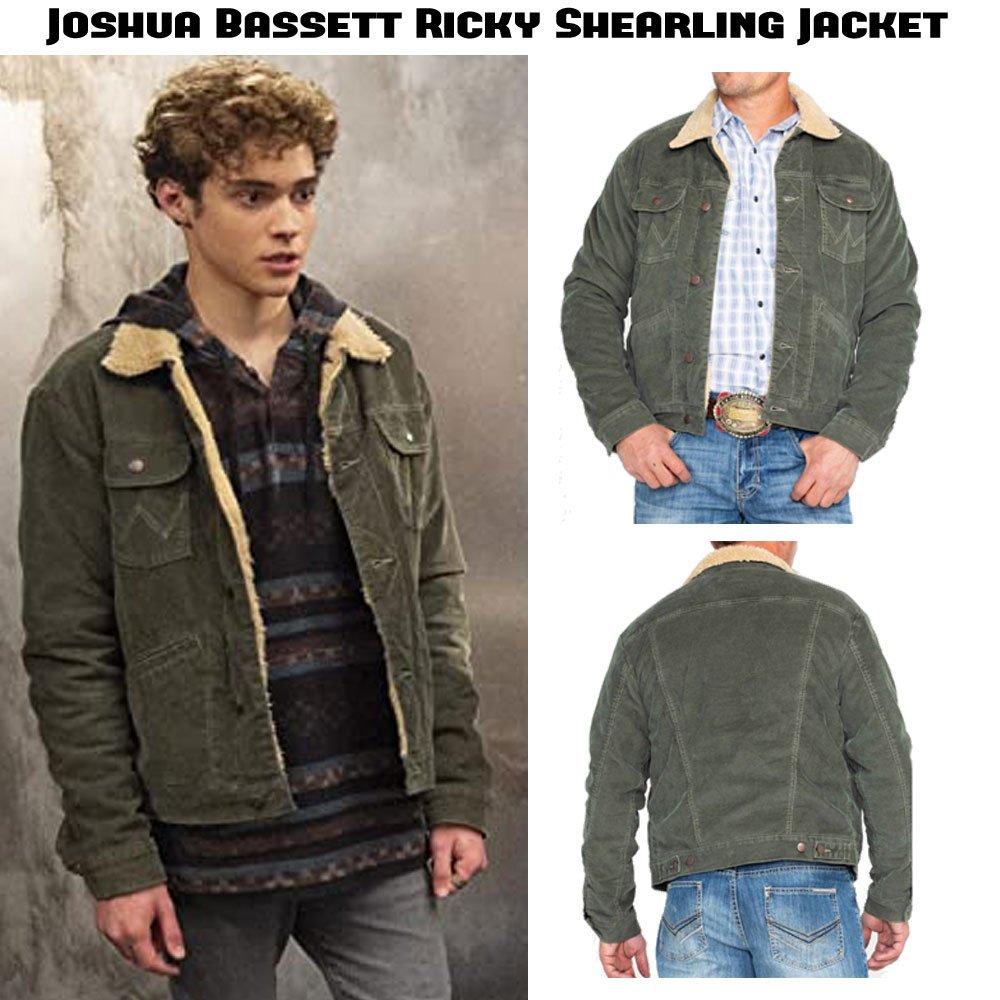 Joshua Bassett High School Musical Green Shearling Jacket