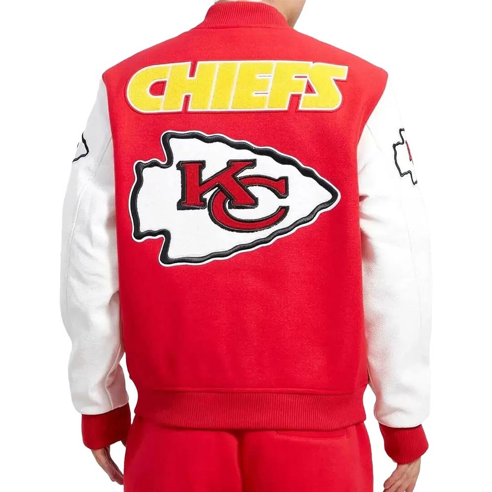 Kansas City Chiefs Logo Varsity Jacket