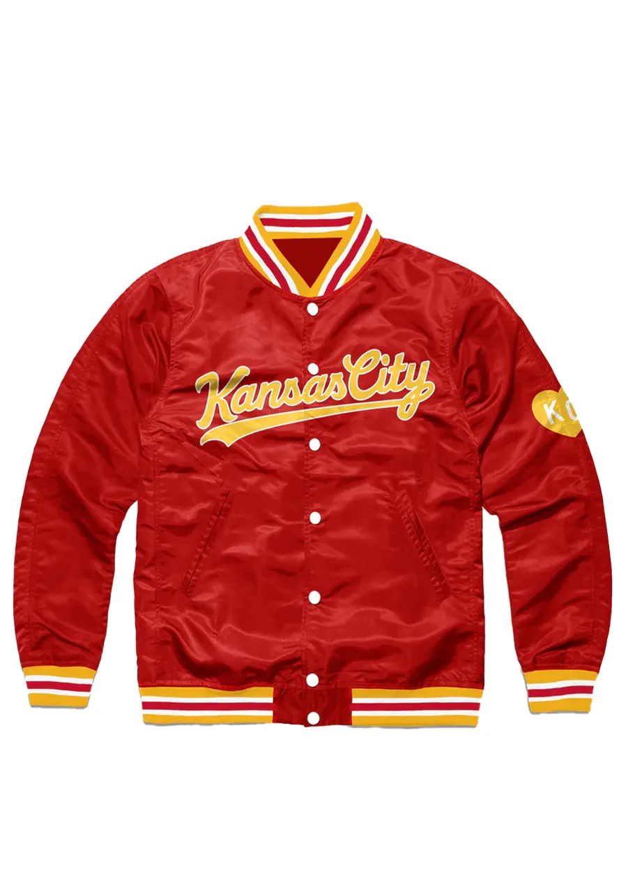 Kansas City Red Gold Varsity Jacket