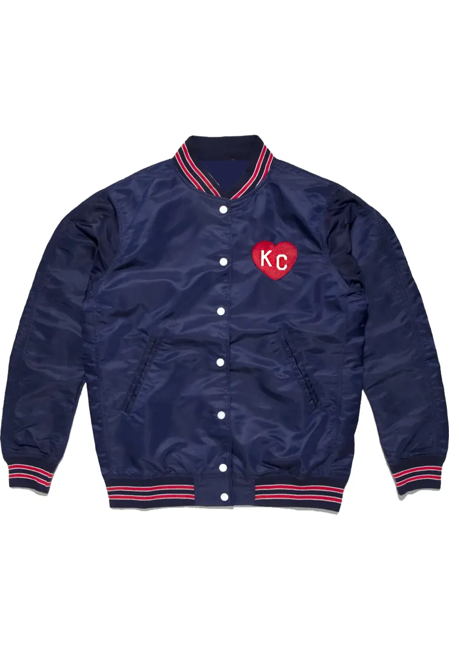 Kc Heart Varsity Jacket