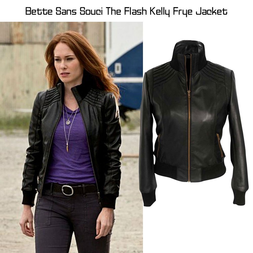 Bette Sans Souci The Flash Kelly Frye Leather Jacket