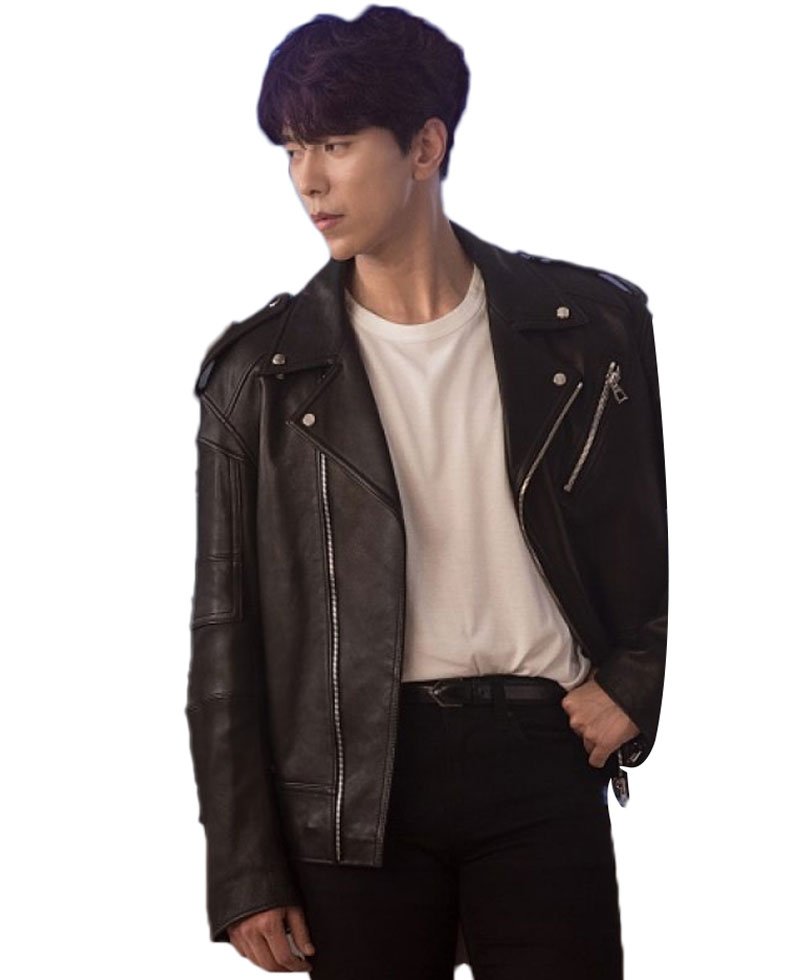 My Holo Love Ki Chan Lee Leather Jacket