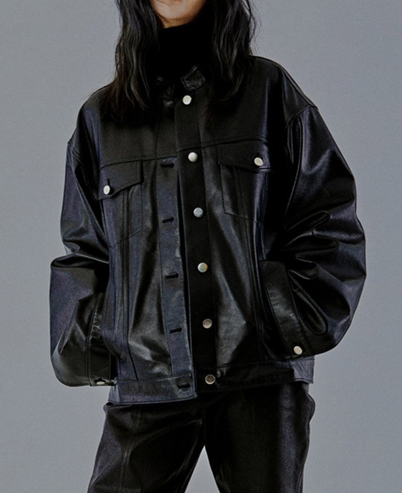 Itaewon Class Kim Da-Mi Black Leather Jacket