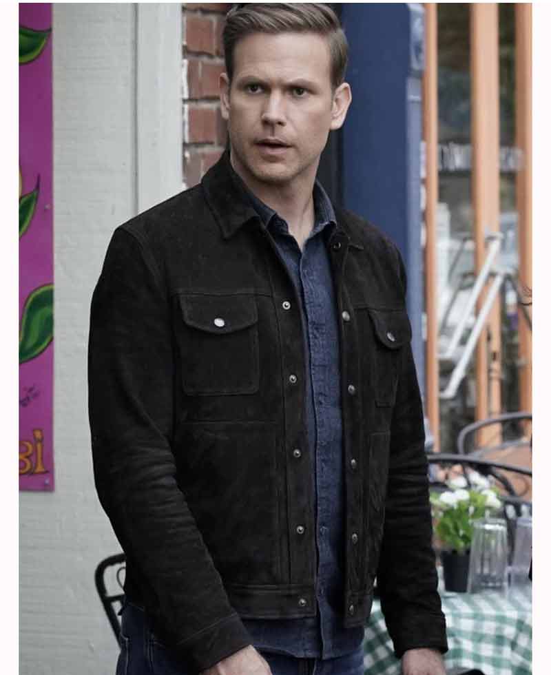 Legacies Alaric Saltzman Suede Jacket