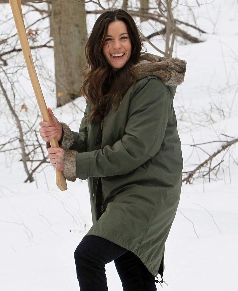 Liv Tyler The Leftovers Meg Jacket with Fur Hoodie