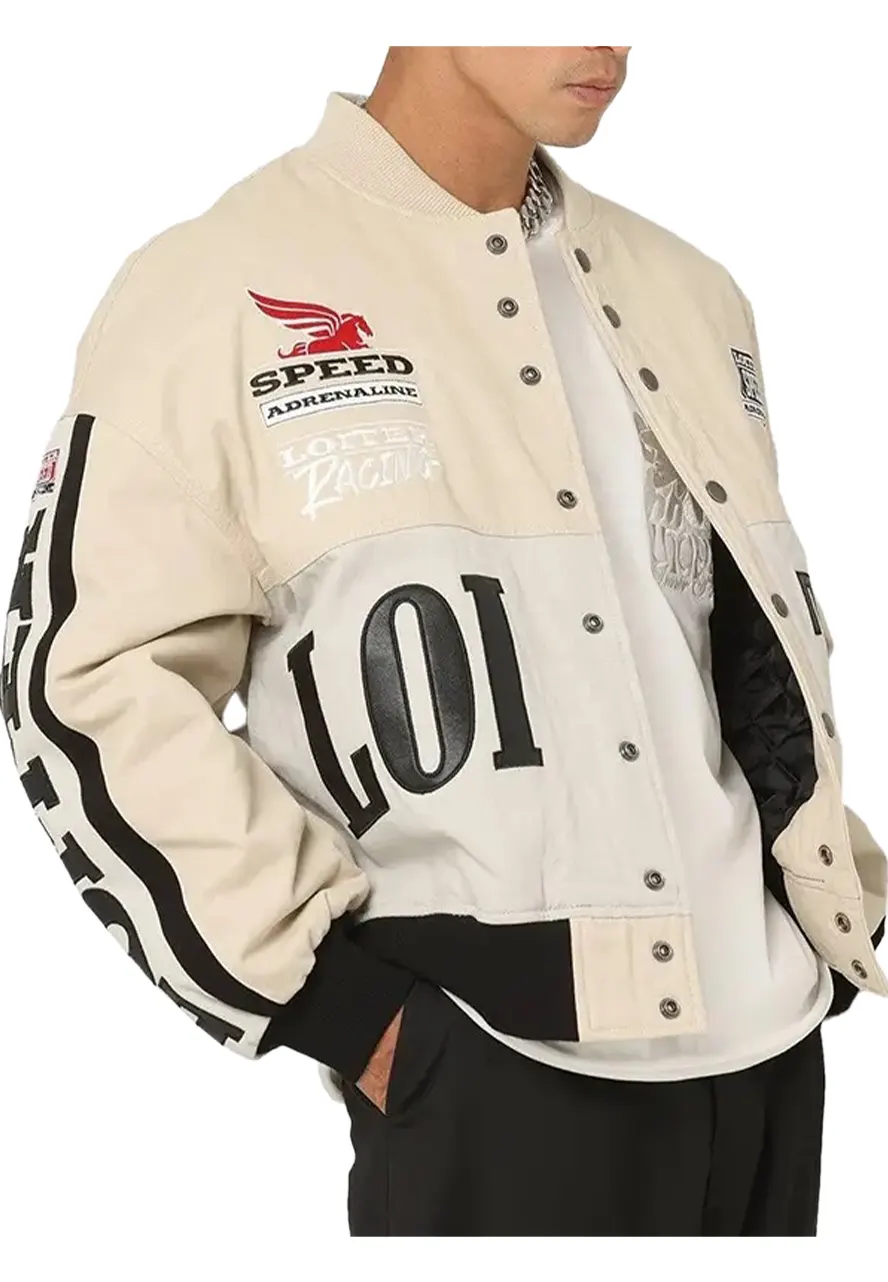 Loiter Motorsport Beige Jacket