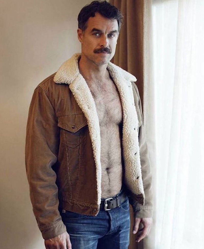 Looking The Movie Murray Bartlett Shearling Jacket