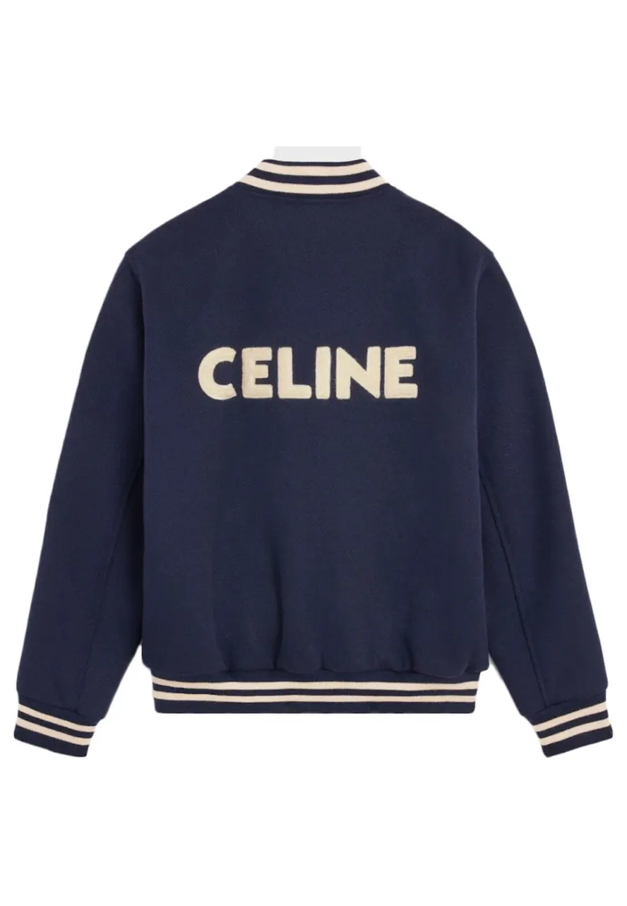 Loose Celine Varsity Jacket