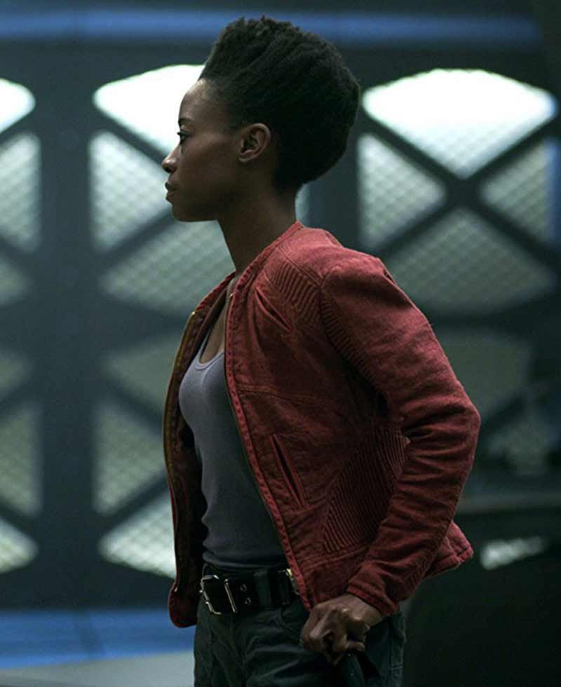 Angela Lost In Space Red Jacket