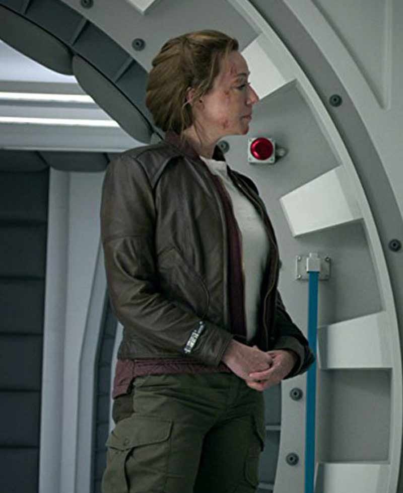 Molly Parker Lost In Space Leather Jacket