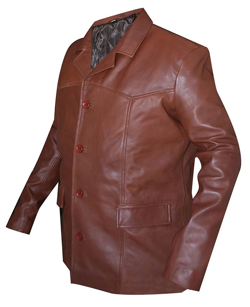 Henry Standing Bear Longmire Leather Jacket
