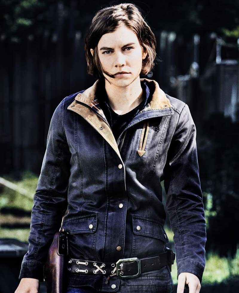 The Walking Dead Lauren Cohan Blue Jacket
