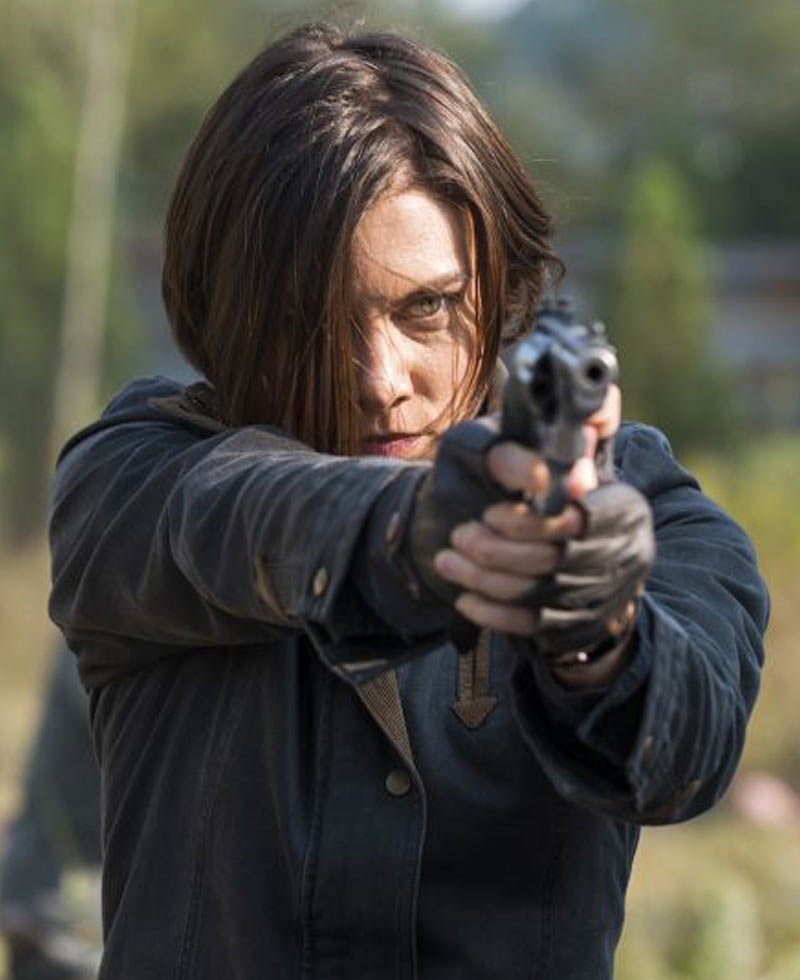 The Walking Dead Lauren Cohan Blue Jacket
