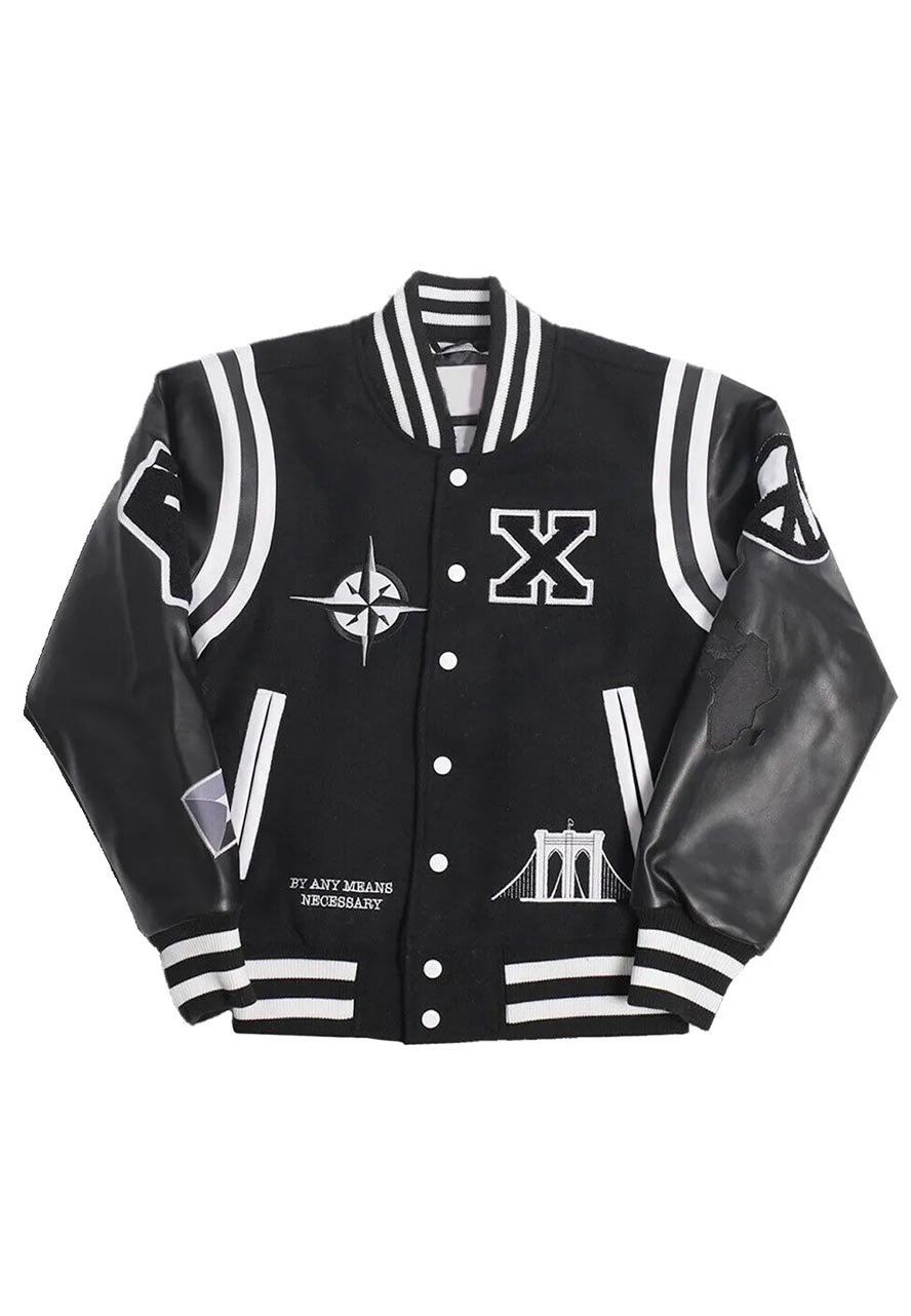 Malcolm X Stars Varsity Jacket