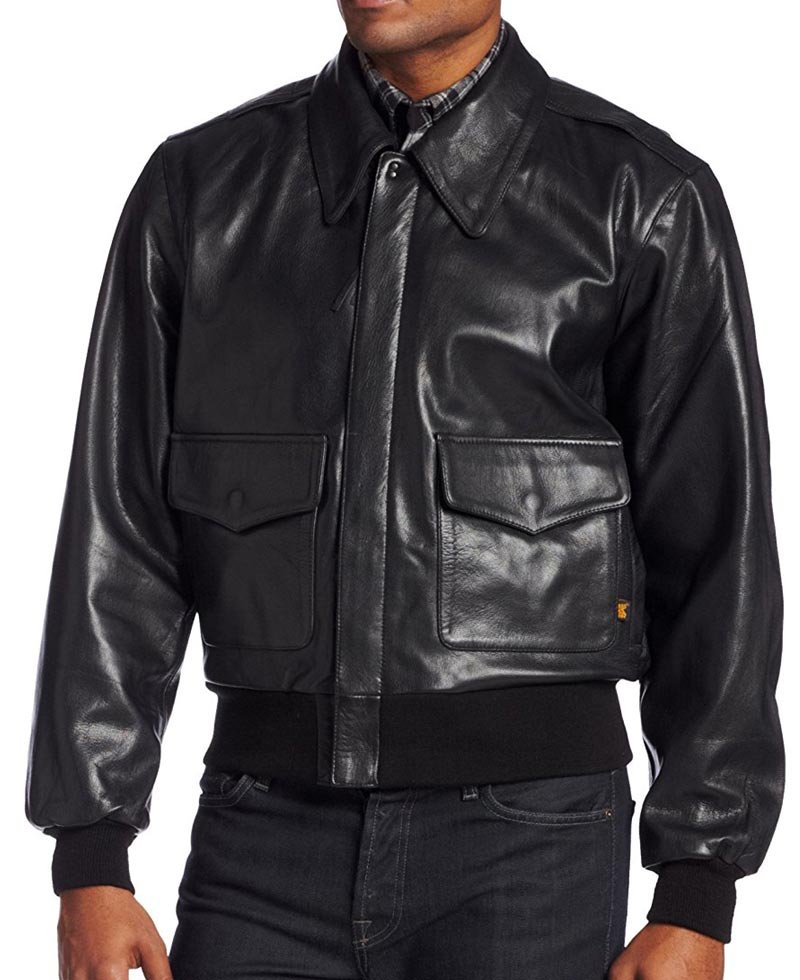 Glow Sam Sylvia Bomber Leather Jacket