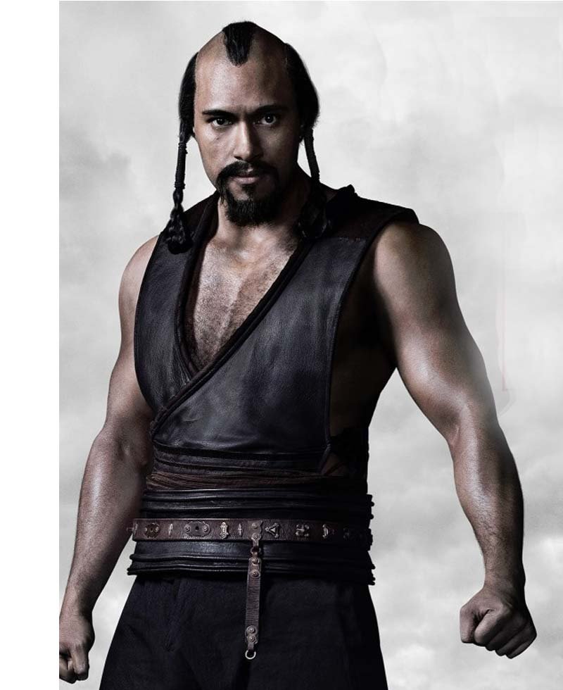 Marco Polo TV Series Byamba Leather Vest