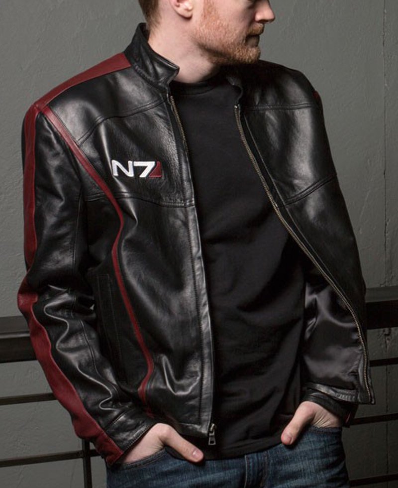 N7 Mass Effect 3 Leather Jacket