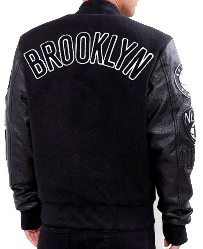 Varsity Brooklyn Nets Jacket