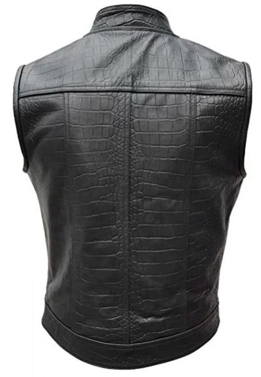 Men’s Motorcycle Alligator Vest