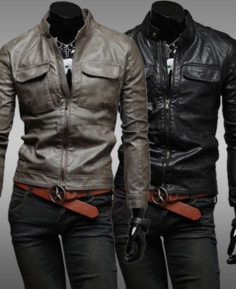 Men's Stand Collar Casual Jacket
