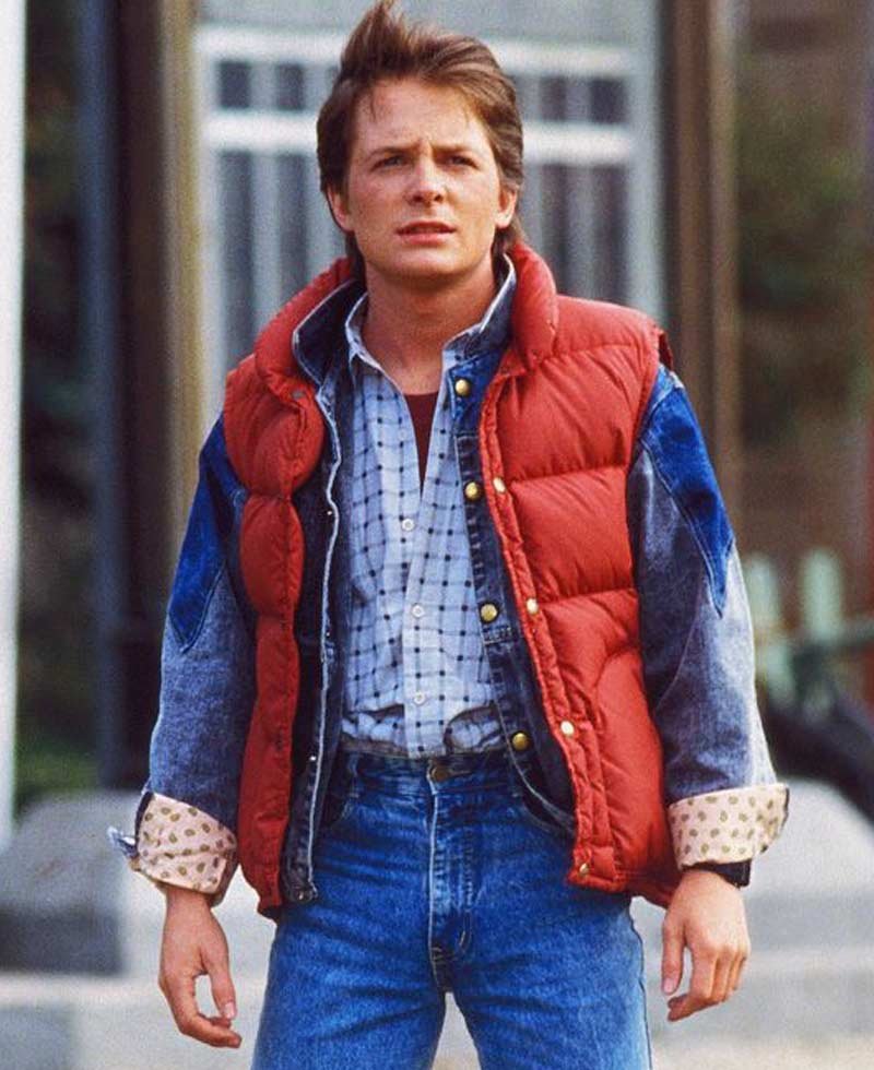 Michael J Fox Back To The Future Vest
