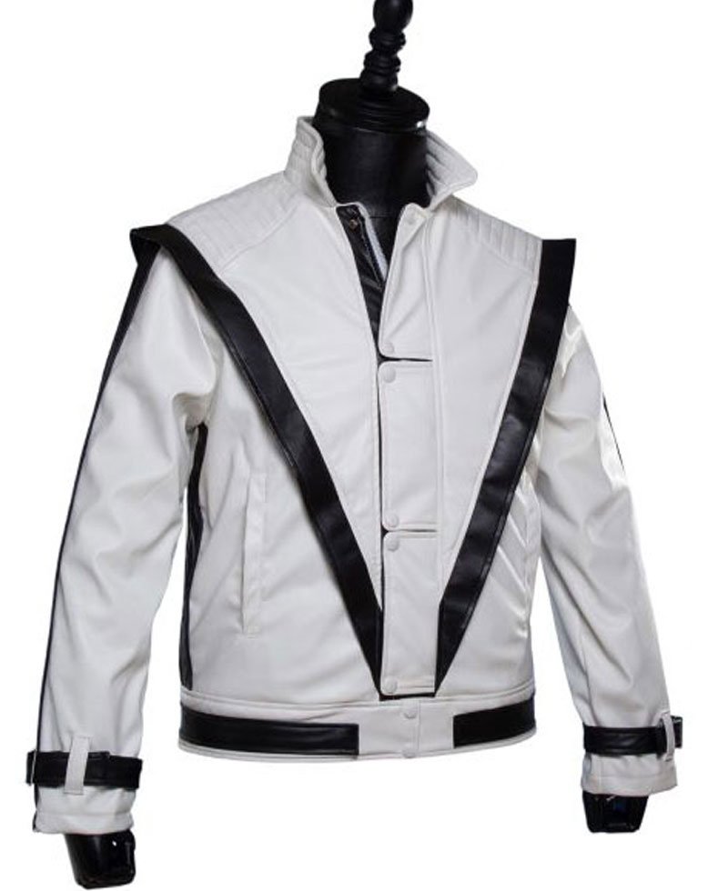 Thriller MJ White Leather Jacket