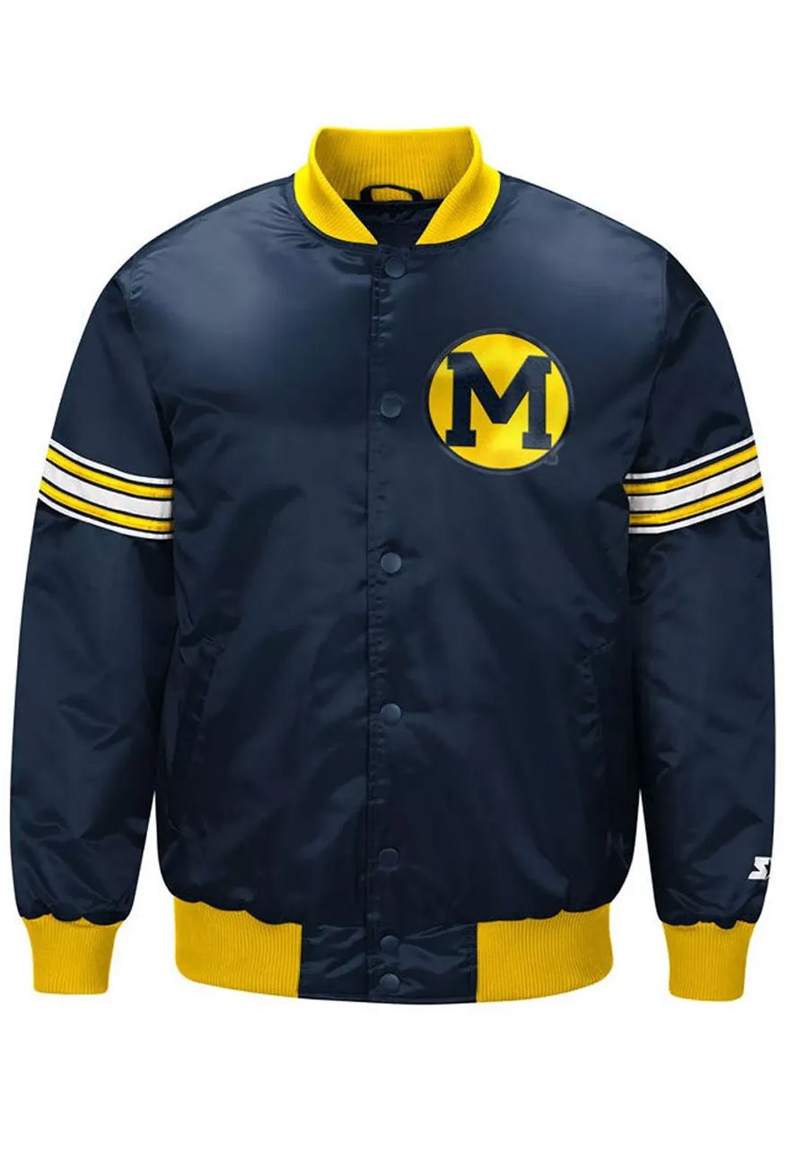 Michigan Wolverines Draft Pick Varsity Jacket