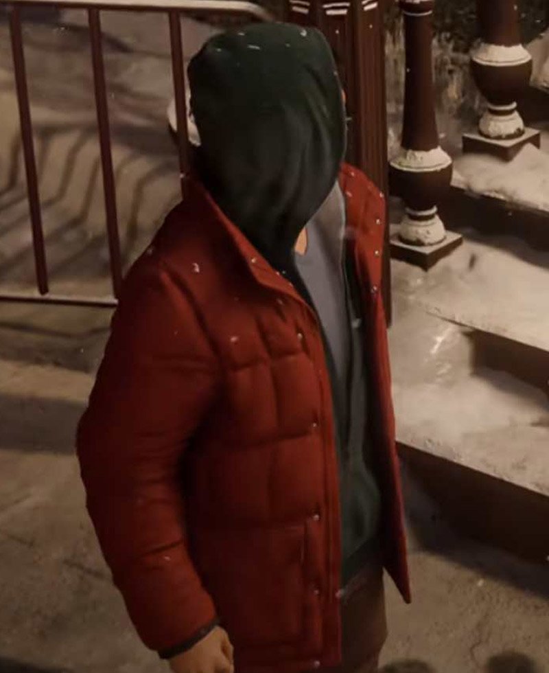 Miles Morales Spider-Man PS4 Puffer Red Jacket