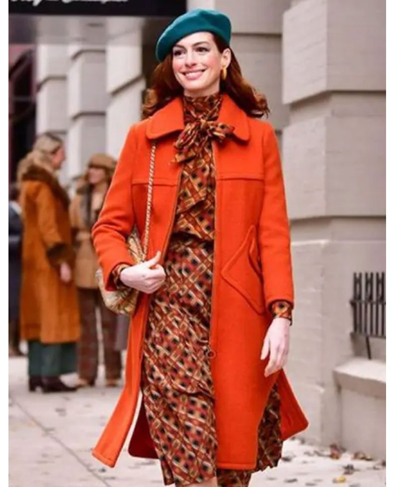 Modern Love Anne Hathaway Wool Coat