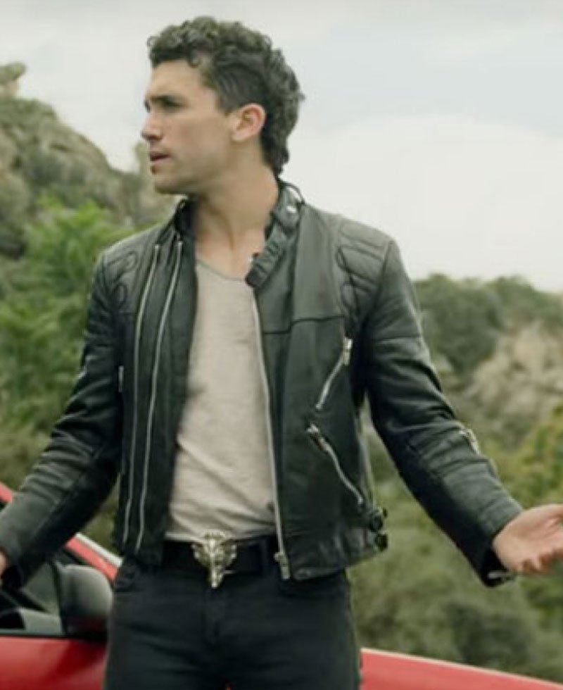 Money Heist S04 Jaime Lorente Biker Leather Jacket