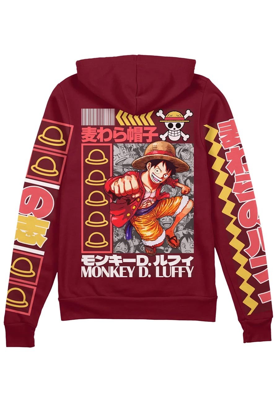 Monkey D. Luffy V2 One Piece Hoodie Jacket