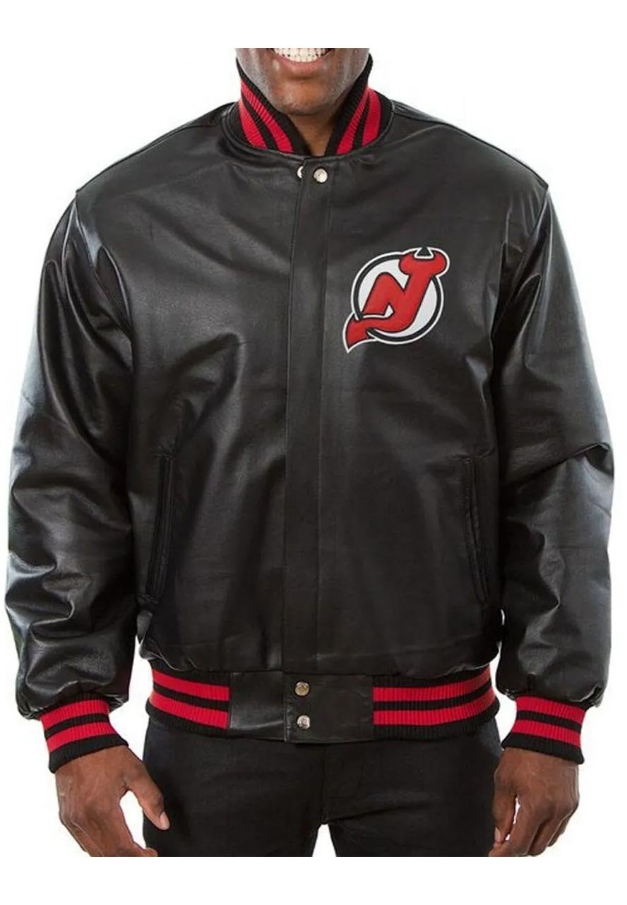New Jersey Devils Leather Jacket