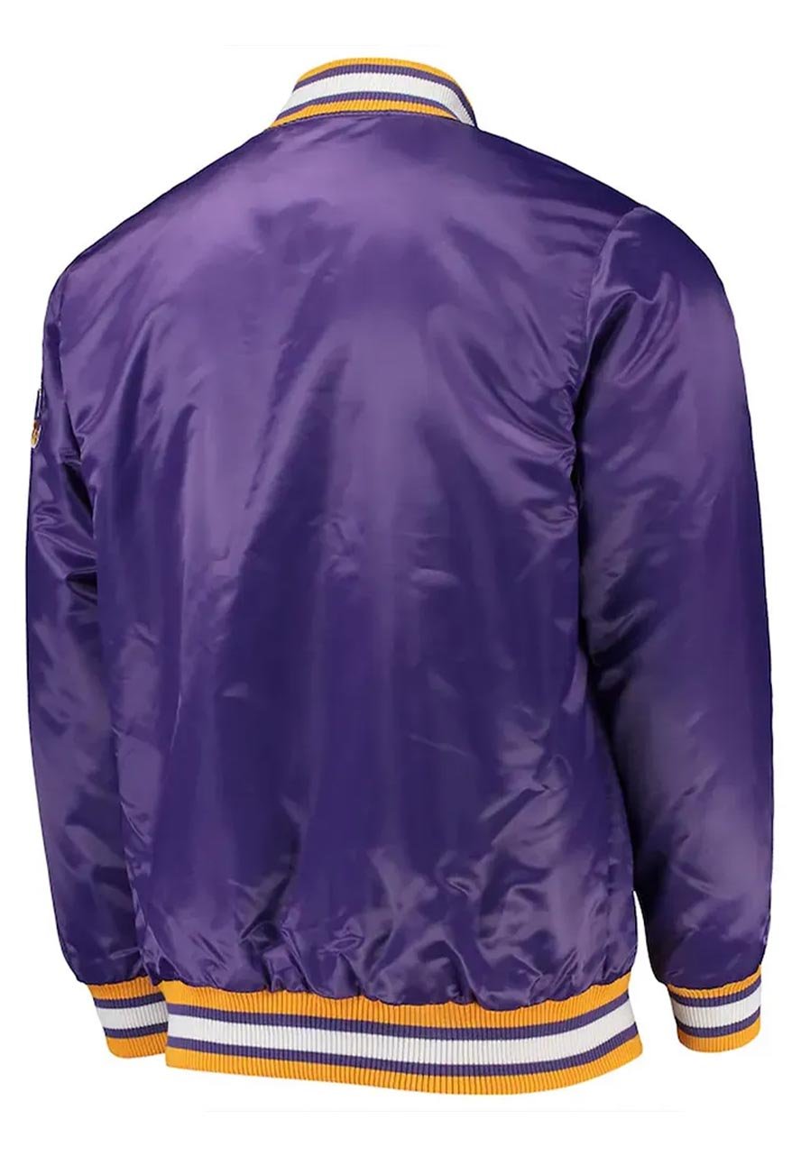 O-Line LSU Tigers Purple Jacket