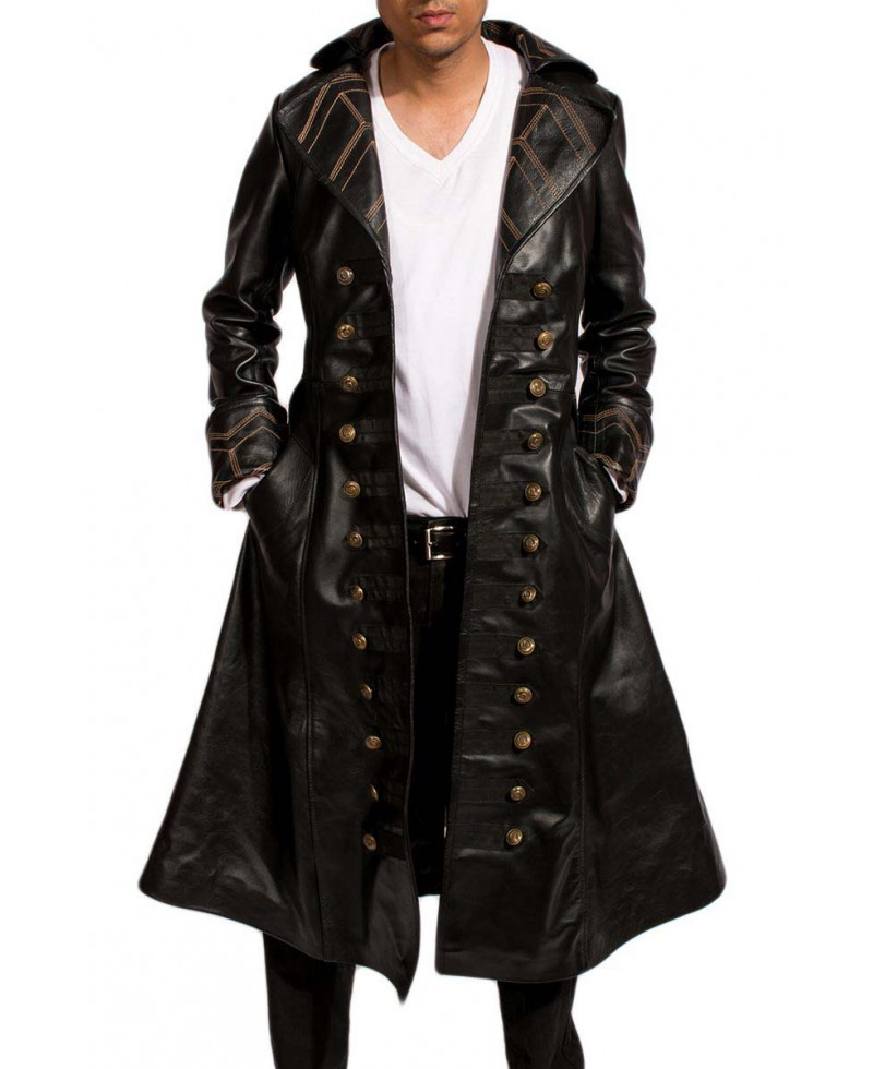 Once Upon a Time Captain Hook Trench Coat