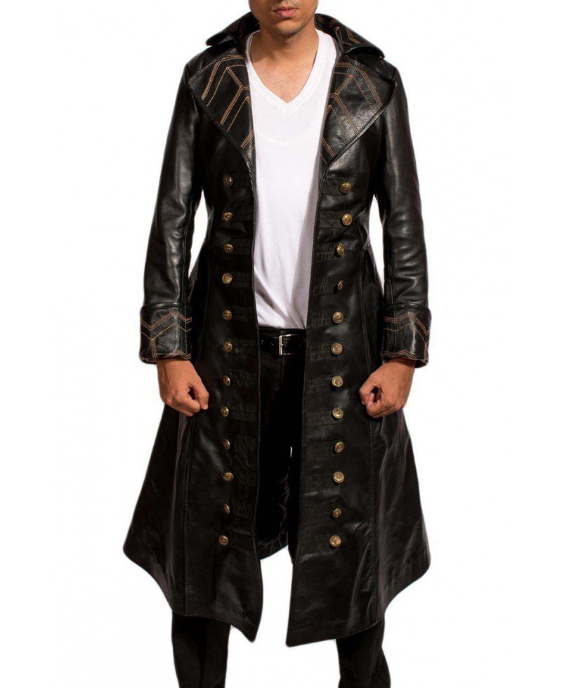 Once Upon a Time Captain Hook Trench Coat
