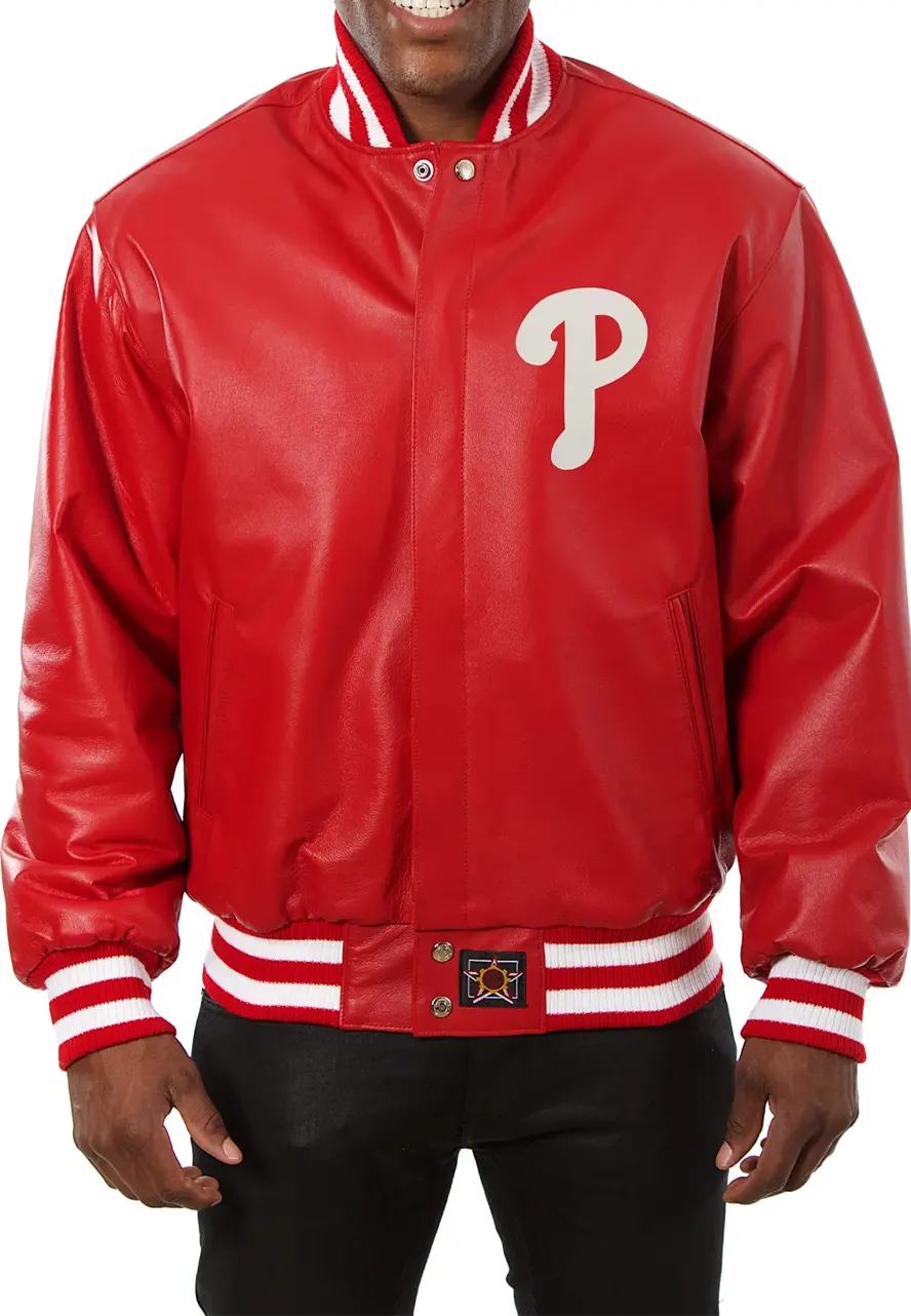 Philadelphia Phillies Leather Jacket