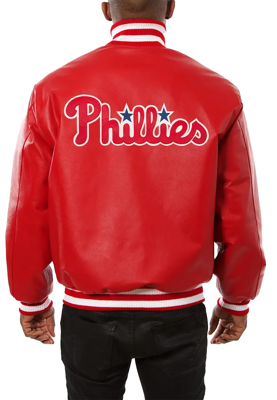 Philadelphia Phillies Leather Jacket