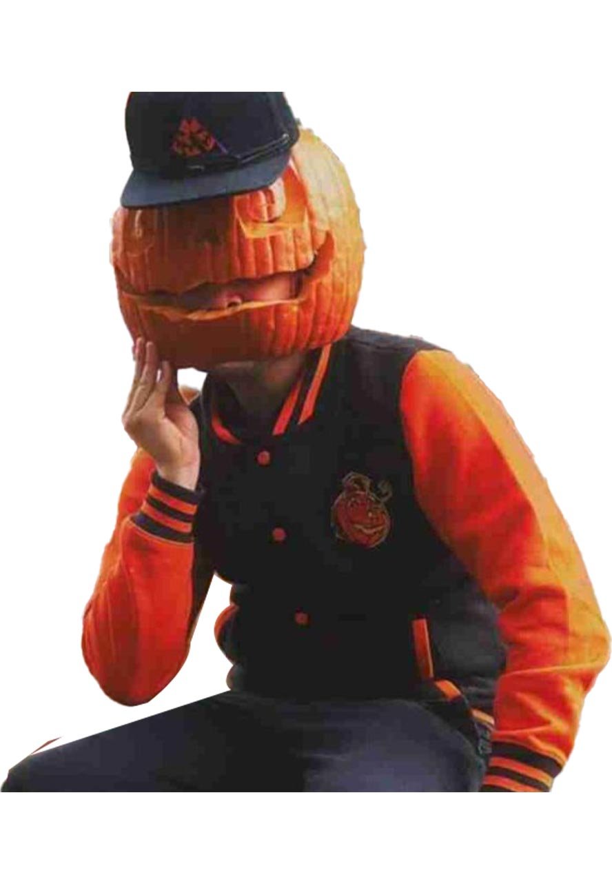 Pumpkin Patch Halloween Varsity Jacket