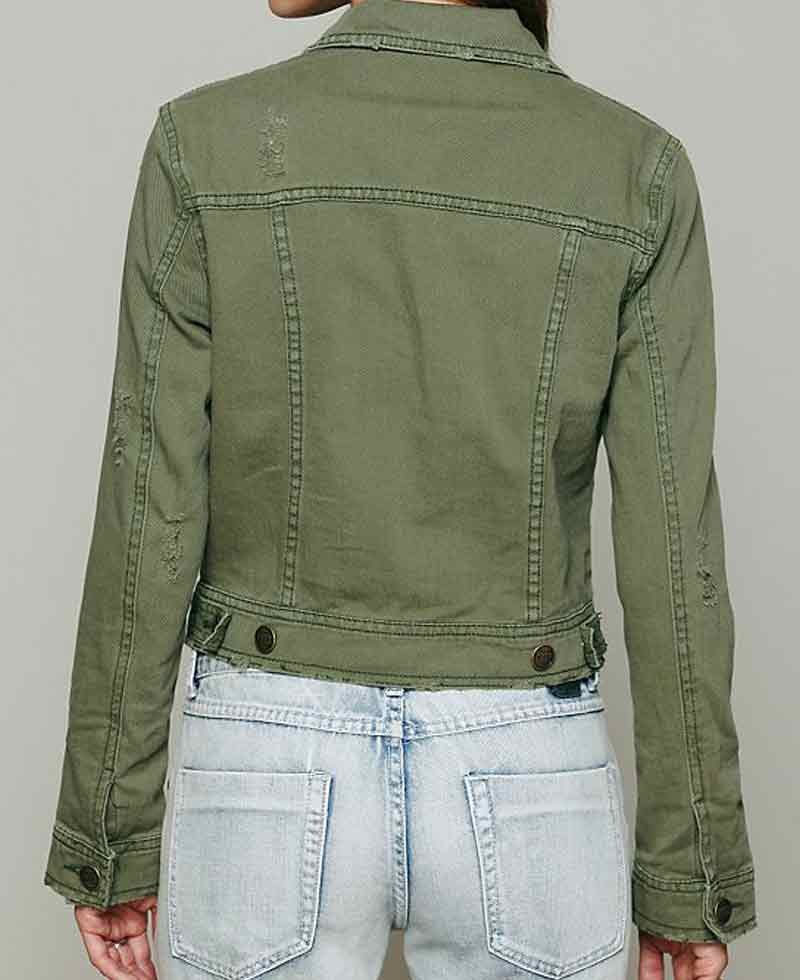 Nicole Gale Anderson Ravenswood Green Jacket