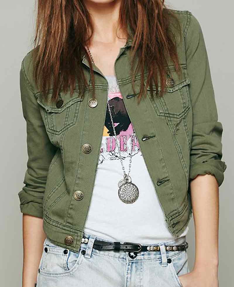 Nicole Gale Anderson Ravenswood Green Jacket