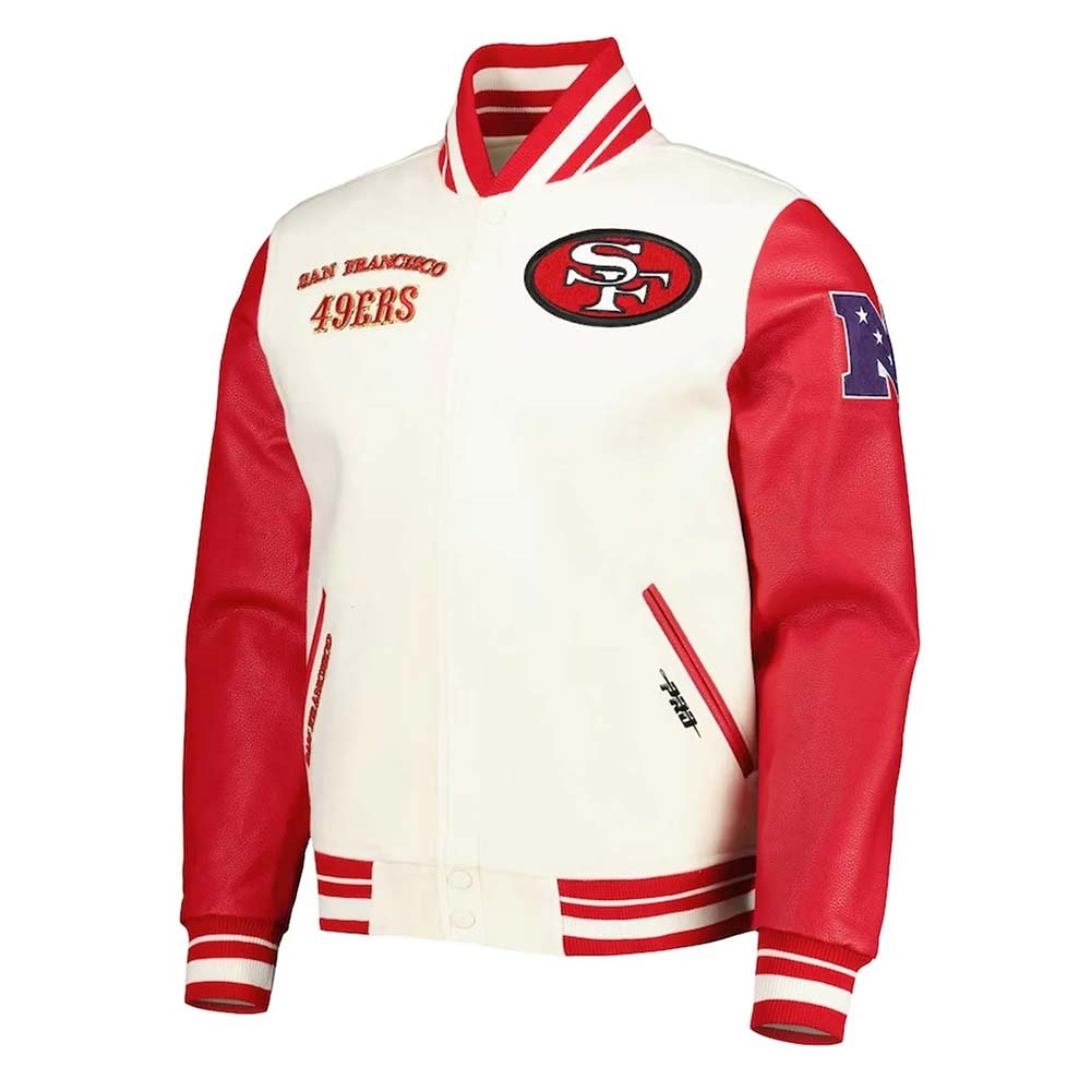 San Francisco 49ers Cream Retro Classic Jacket