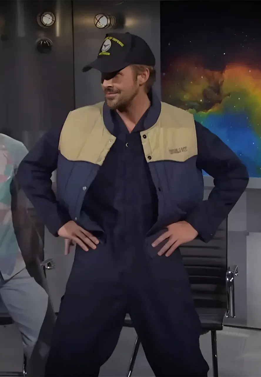 SNL 2024 Ryan Gosling Parachute Vest Films Jackets