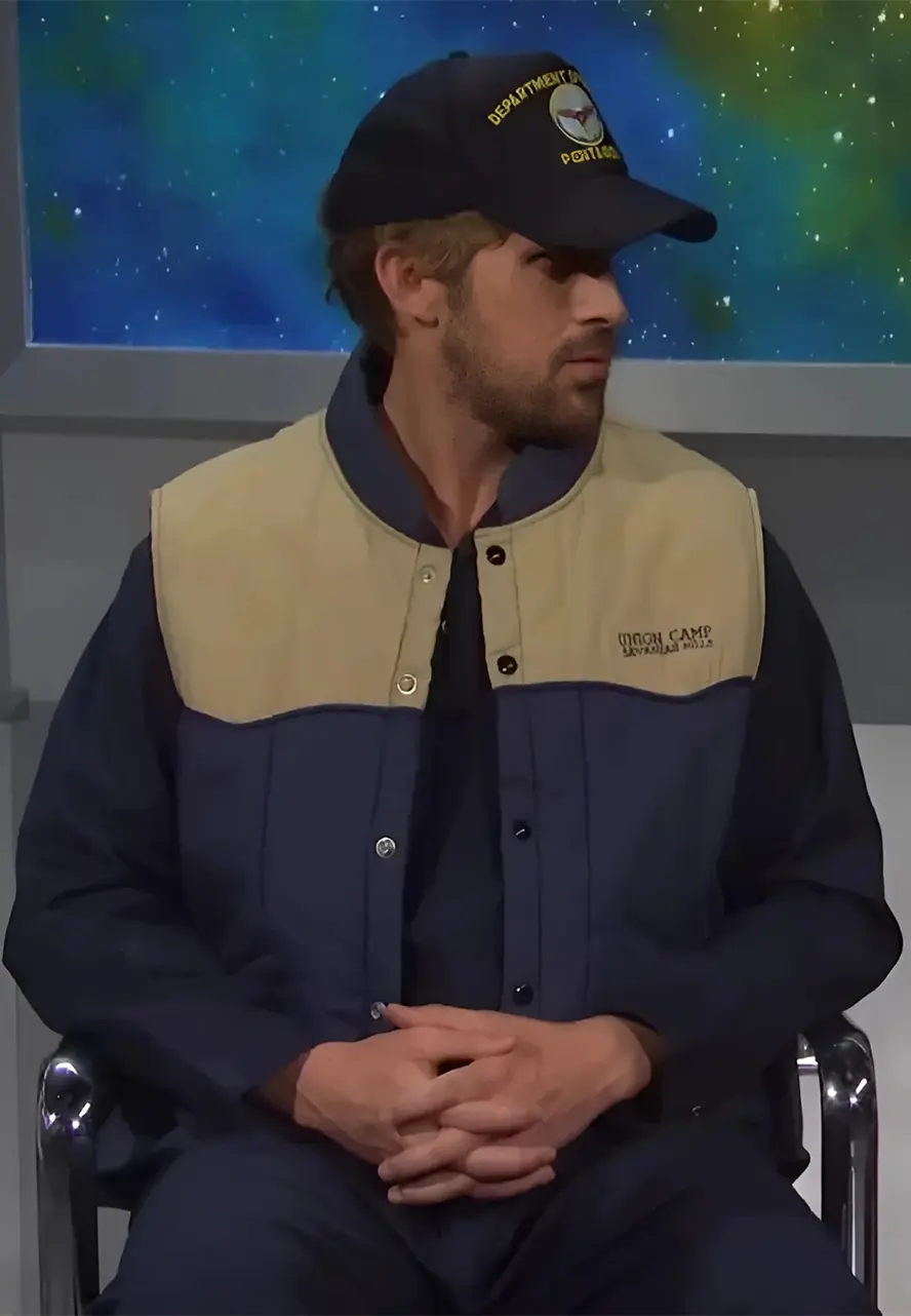 SNL 2024 Ryan Gosling Parachute Vest Films Jackets