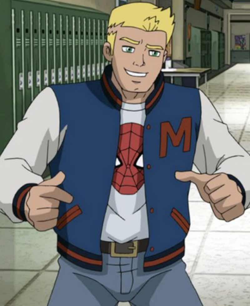 Agent Venom Ultimate Spider-Man Varsity Jacket