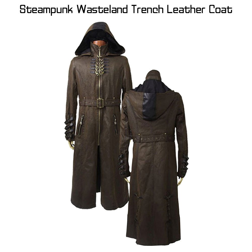 Wasteland Postapocalypti and Steampunk Trench Coat
