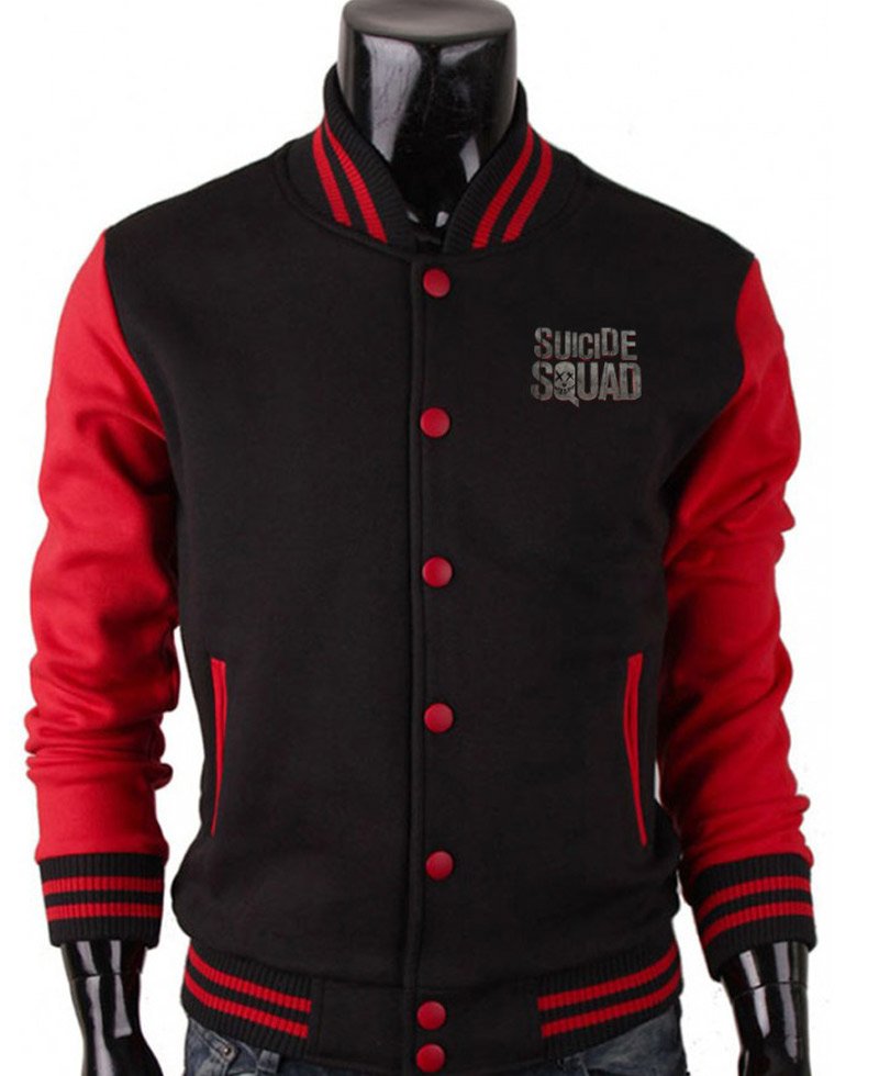 Men's Letterman Suicide Squad Jacket